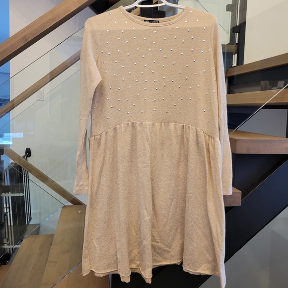 Zara beige dress - Picture 1 of 5